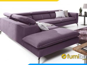 Mẫu sofa nỉ dạng góc lớn FB20070