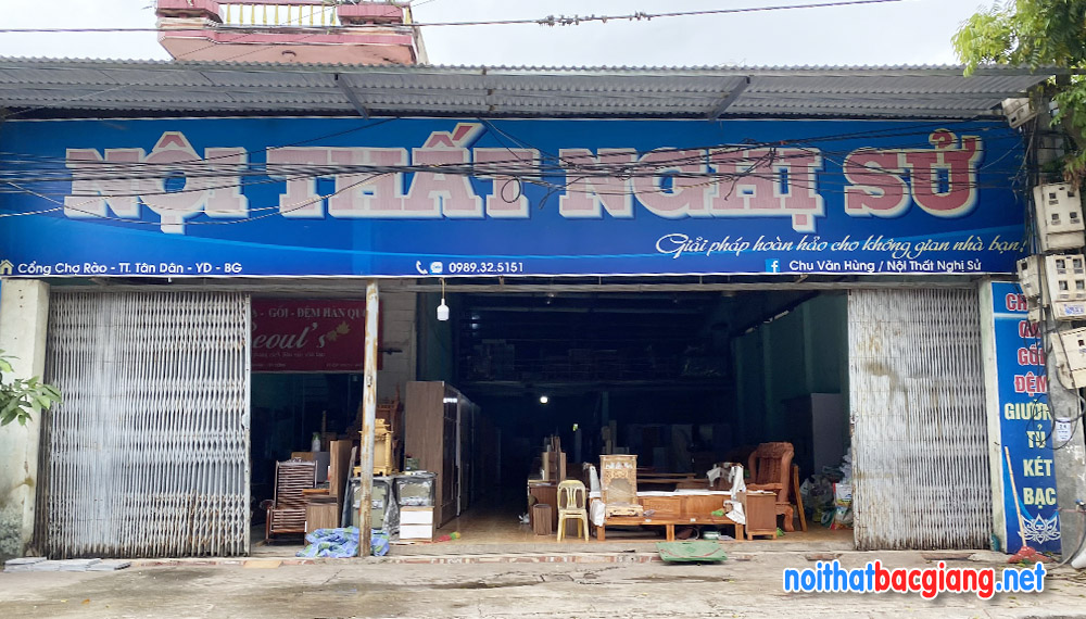 Cửa hàng nội thất Nghị Sử ở Yên Dũng, Bắc Giang