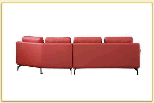 Hình ảnh Chụp lưng ghế sofa góc chếch bọc da Softop-1448