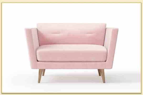 Hình ảnh Ghế sofa văng nhỏ gọn màu hồng Softop-1251