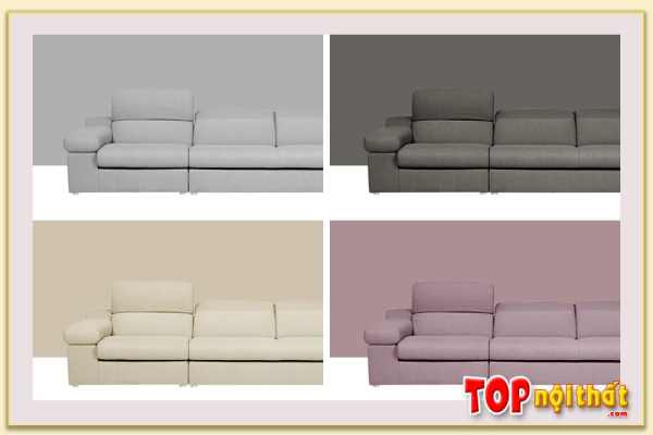 Hình ảnh Màu sắc chất liệu sofa văng nỉ đẹp SofTop-0973