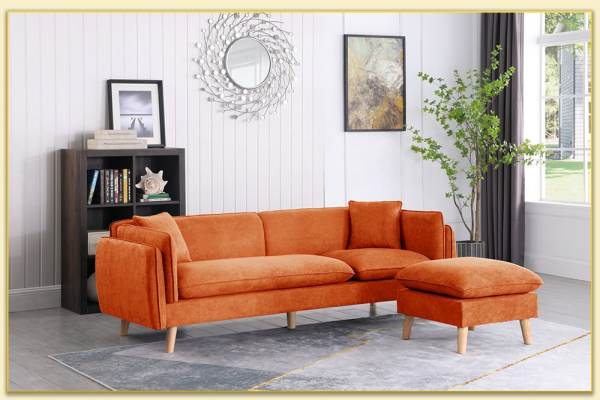 Hình ảnh Bài trí sofa góc chữ L trong phòng khách Softop-1409