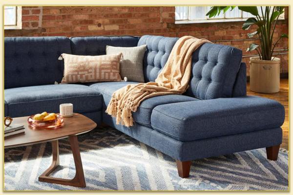 Hình ảnh Đặc điểm chi tiết ghế sofa góc nỉ Softop-1340