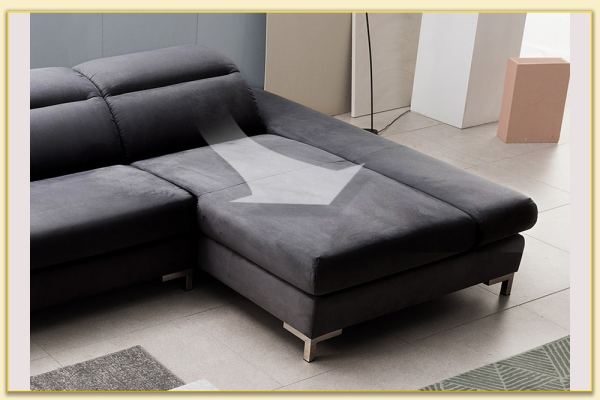 Hình ảnh Độ thoải của lưng ghế sofa góc Softop-1055