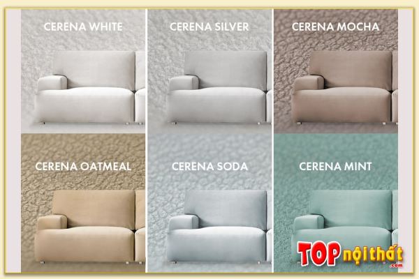 Hình ảnh Ghế sofa góc nỉ chữ L có nhiều màu sắc hiện đại SofTop-0964