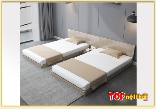 Hình ảnh Giường ngủ kiểu nhật đôi cho khách sạn GNTop-0287