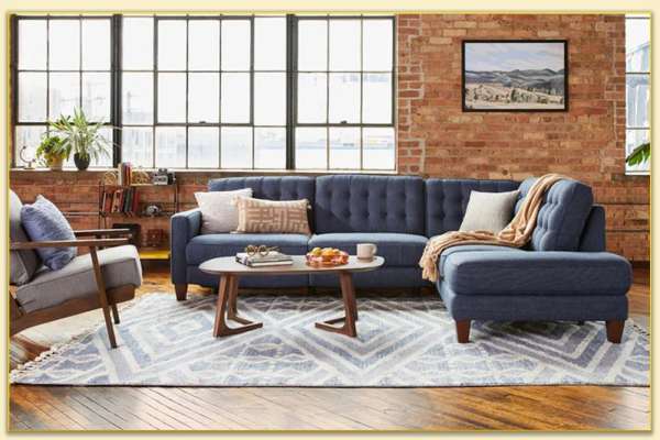 Hình ảnh Kê ghế sofa góc chữ L trong không gian nội thất Softop-1340