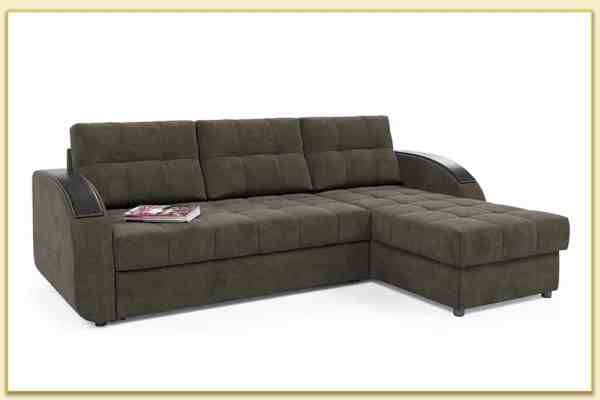 Hình ảnh Mẫu ghế sofa góc L bọc vải nỉ đẹp Softop-1160