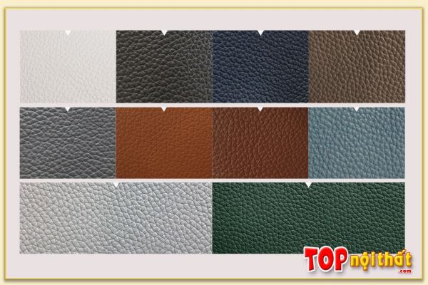 Hình ảnh Màu sắc mẫu ghế sofa góc bọc da SofTop-0880