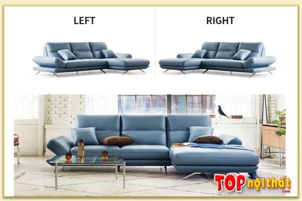 Hình ảnh Sofa góc L thiết kế vế trái và vế phải SofTop-0834