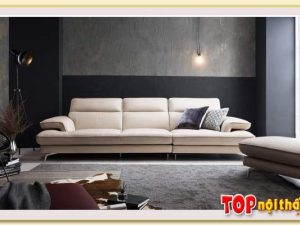 Hình ảnh Chụp chính diện ghế sofa 3 chỗ SofTop-0878
