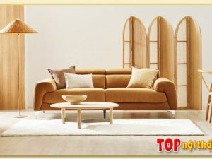 hình ảnh Ghế sofa văng bọc vải nỉ đẹp hiện đại Softop-1013