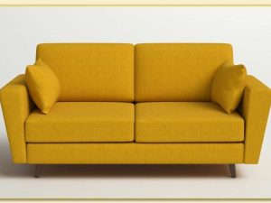 Hình ảnh Mẫu ghế sofa văng nỉ đẹp tay dáng bè Softop-1243